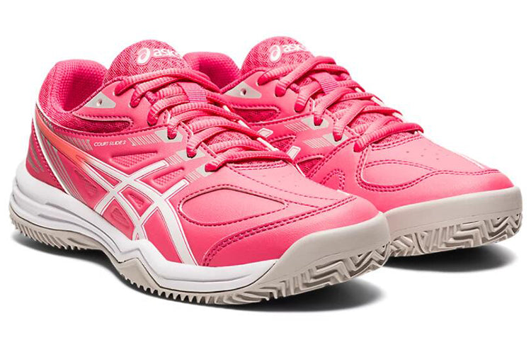 (GS) ASICS Court Slide 2 Clay 'Pink White' 1044A022-700