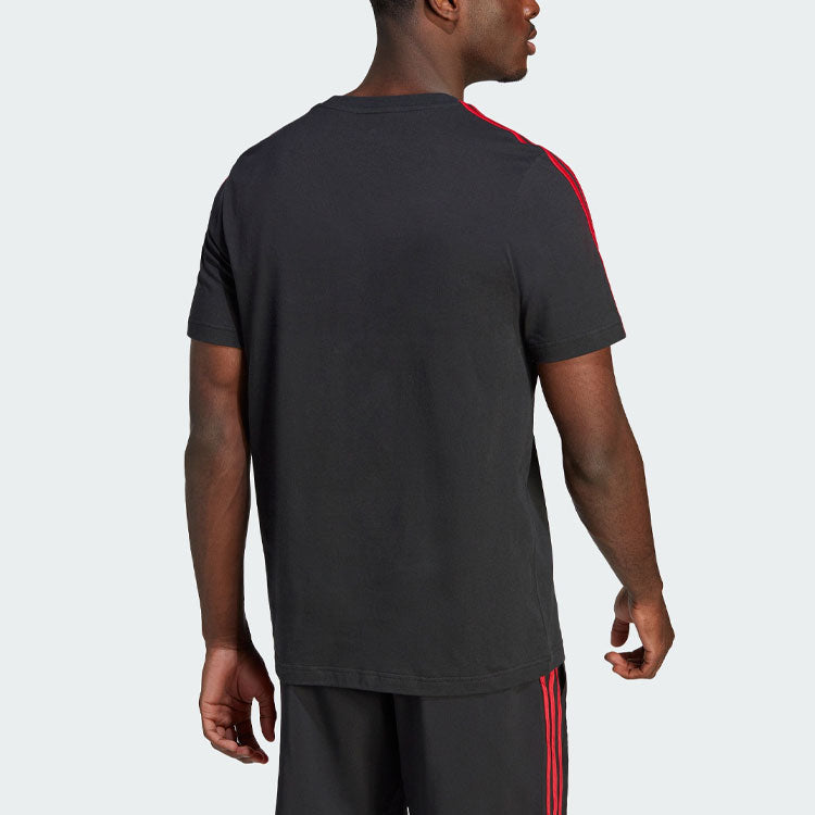 adidas Manchester United DNA 3-Stripes Tee 'Black' IA8517