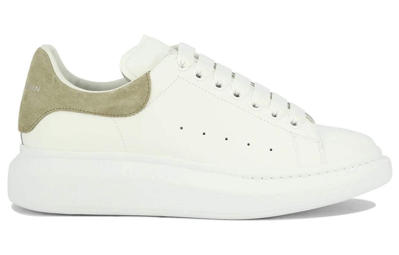 Alexander McQueen Larry Sneakers 'White Olive Green' 727388WIBN29026