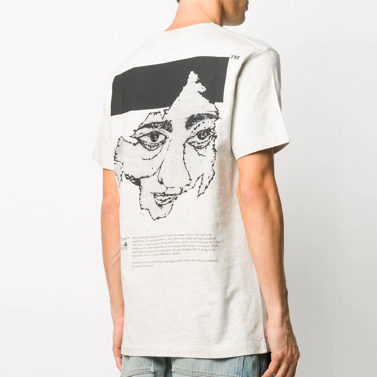 Off-White Logo Pattern Printing White OMAA027F20FAB0150810