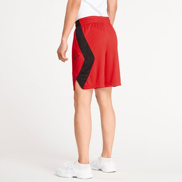 Nike Basketball Training Sports Quick-dry Splicing Short Pant Male Red 855478-657