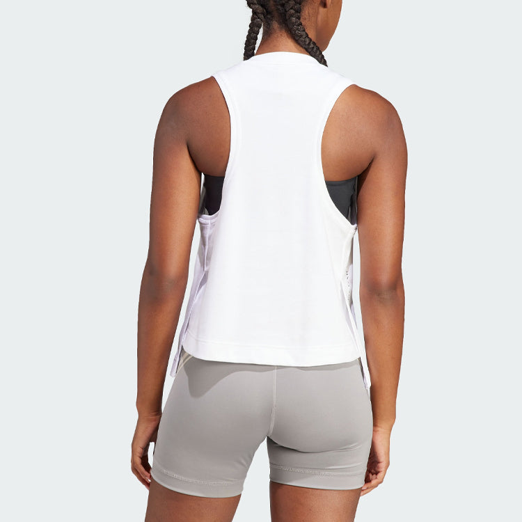 (WMNS) adidas by Stella McCartney Logo Tank Top 'White' IB6858