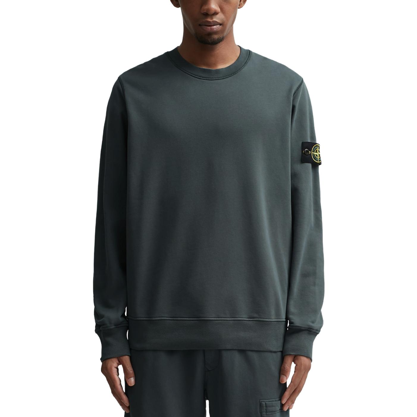 STONE ISLAND Crewneck Sweatshirt 'Grey' 791563051-V0062