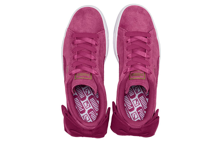 (WMNS) PUMA Suede Bow Pink/Purple 366779-03