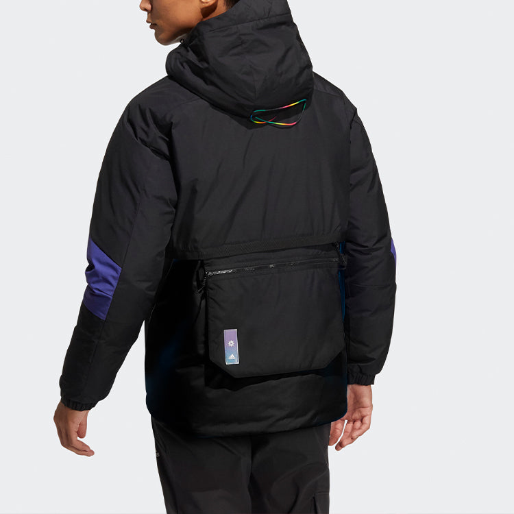 adidas Outdoor Sports Hooded Down Jacket 'Royal Blue' HC0279