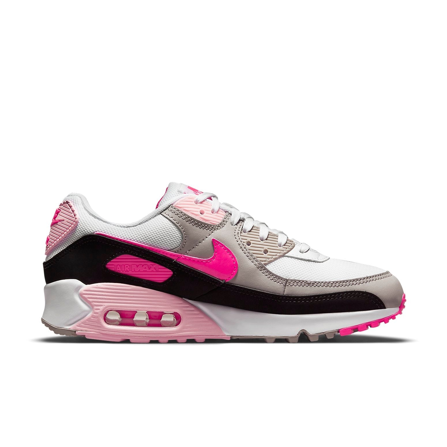 (WMNS) Nike Air Max 90 'White Hyper Pink' DM3051-100