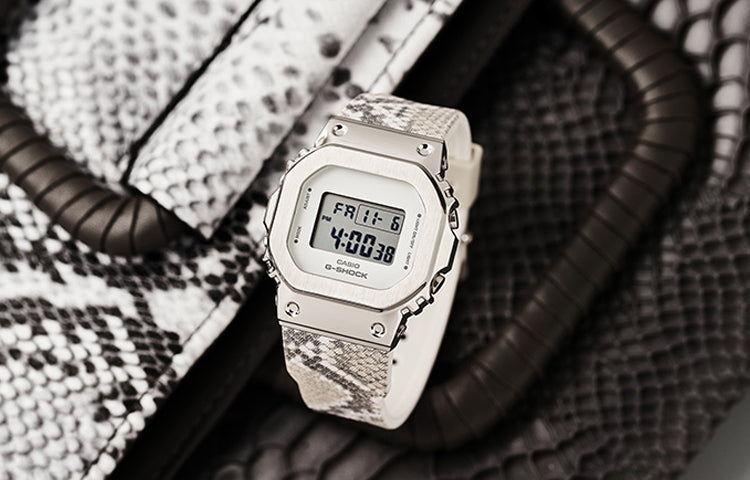 CASIO G-Shock Digital 'White' GM-S5600PT-7PFS