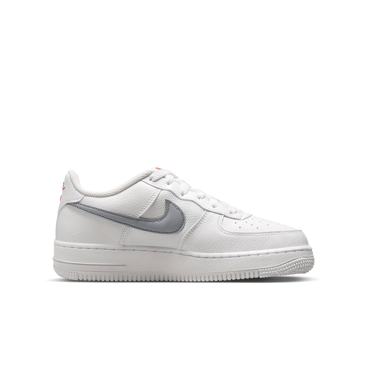 (GS) Nike Air Force 1 Low 'White Grey Red' FD9772-100
