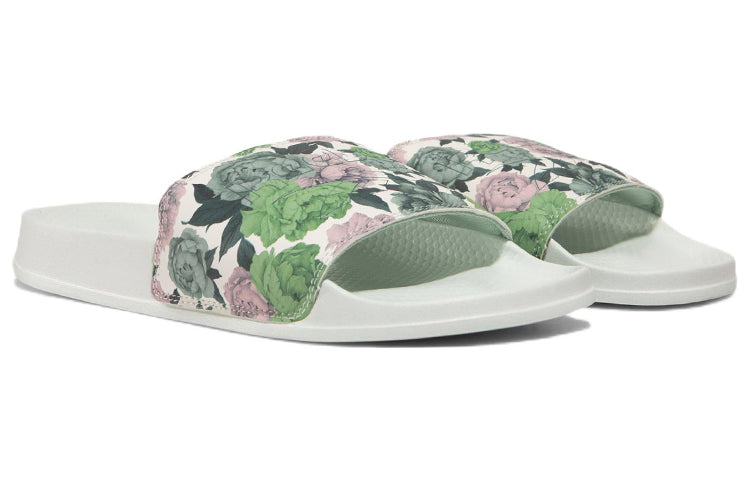Reebok Sandalias Classic Sports Slippers Unisex White Green GW3227