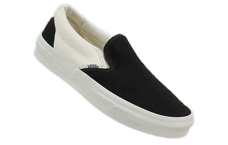 Vans Unisex Classic Slip-on Shoes Black/White VN0A38F7QTY