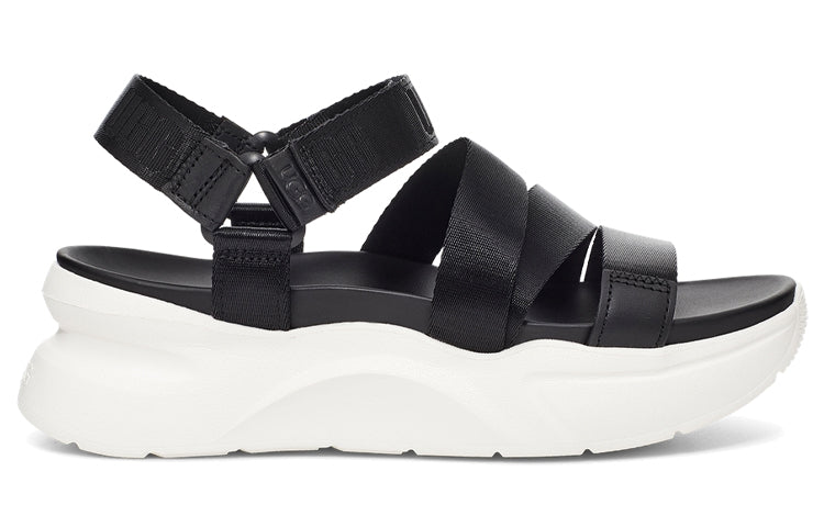 (WMNS) UGG LA Cloud Collection Sports sandals 'Black White' 1118499-BPLL