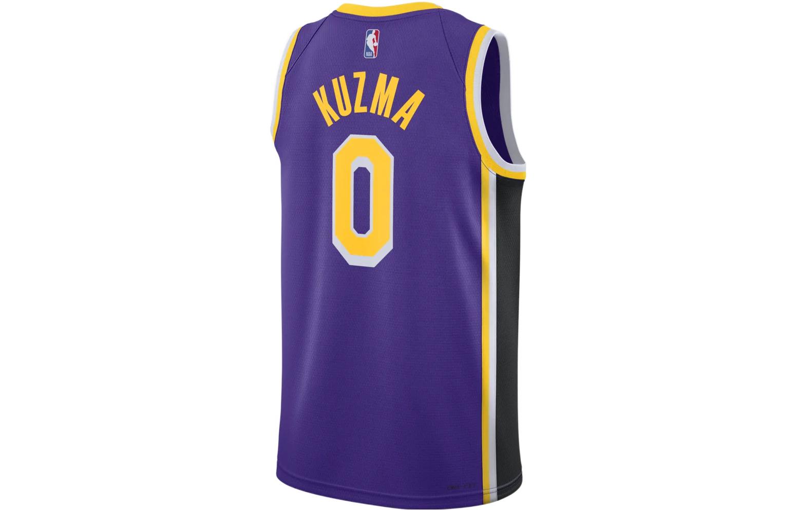 Air Jordan NBA Kyle Kuzma Los Angeles Lakers 2022/23 Statement Edition Swingman Jersey #0 CV9481-506