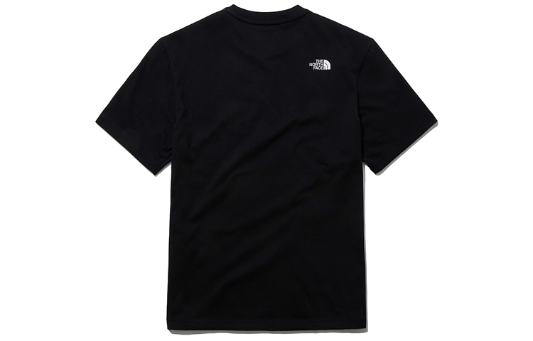 THE NORTH FACE Printing Small Logo Short Sleeve Couple Style Black NT7UL13A