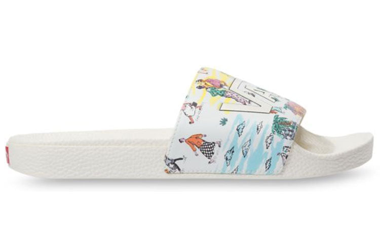 Vans Kide Slide-On White Slippers VN0004KIW94