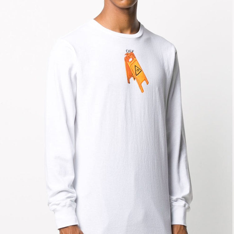 Off-White FW20 Pascal Skeleton Long Sleeve OMAB001F20FAB0010110