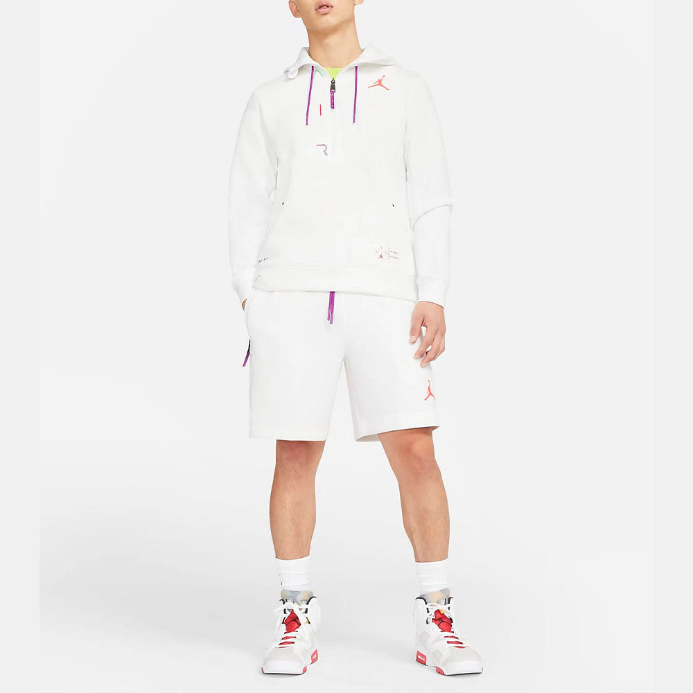 Air Jordan Casual Sports Half Zipper Logo White CK6454-100