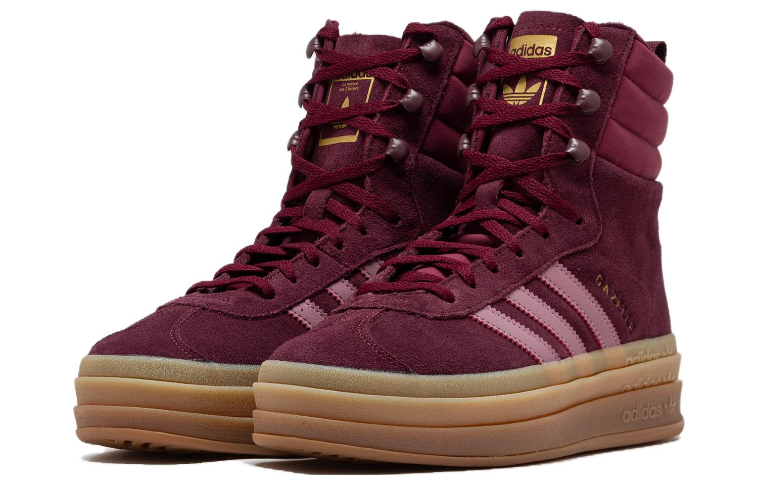 (WMNS) adidas Gazelle Boot 'Maroon Gum' ID6882