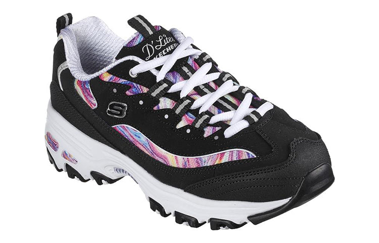 (WMNS) Skechers D'Lites 'Black' 149789-BKMT