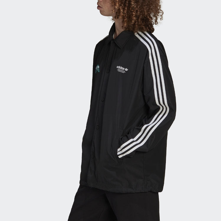 adidas originals Sports Long Sleeves Jacket Black HF4895