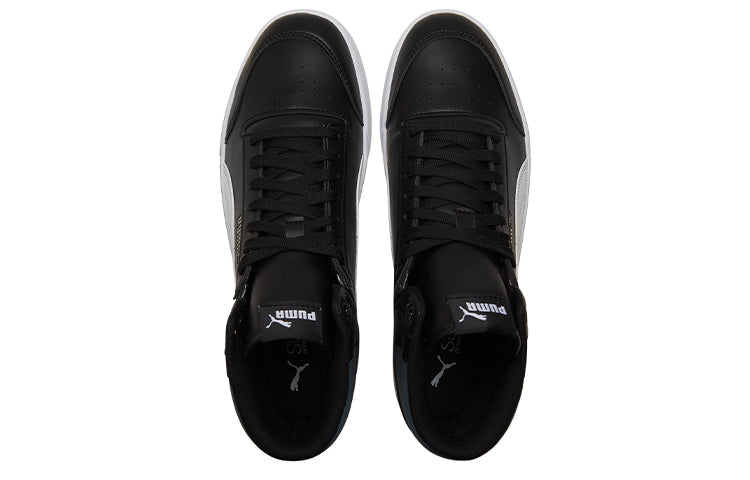 PUMA Unisex Shuffle Mid-Top Sneakers Black/White 380748-07