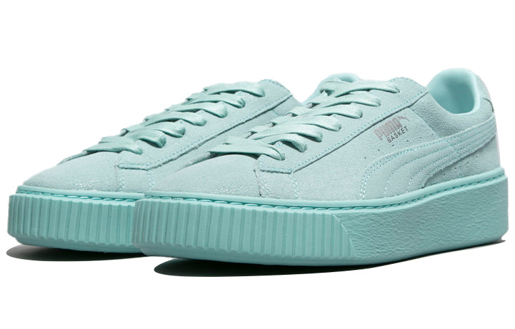 (WMNS) PUMA Basket Platform Reset 'Peppermint Green' 363313-03