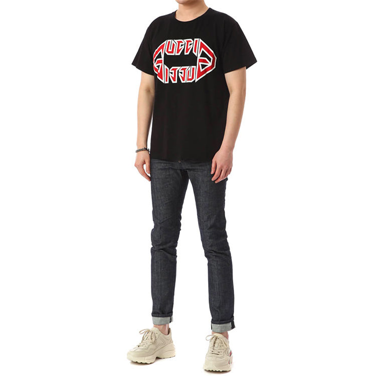 Gucci Metal Style Printed For Men Black 493117-XJAI0-1307