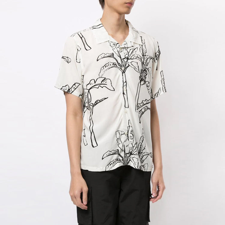 Stussy Off-White Banana Tree Shirt 'White' 1110095