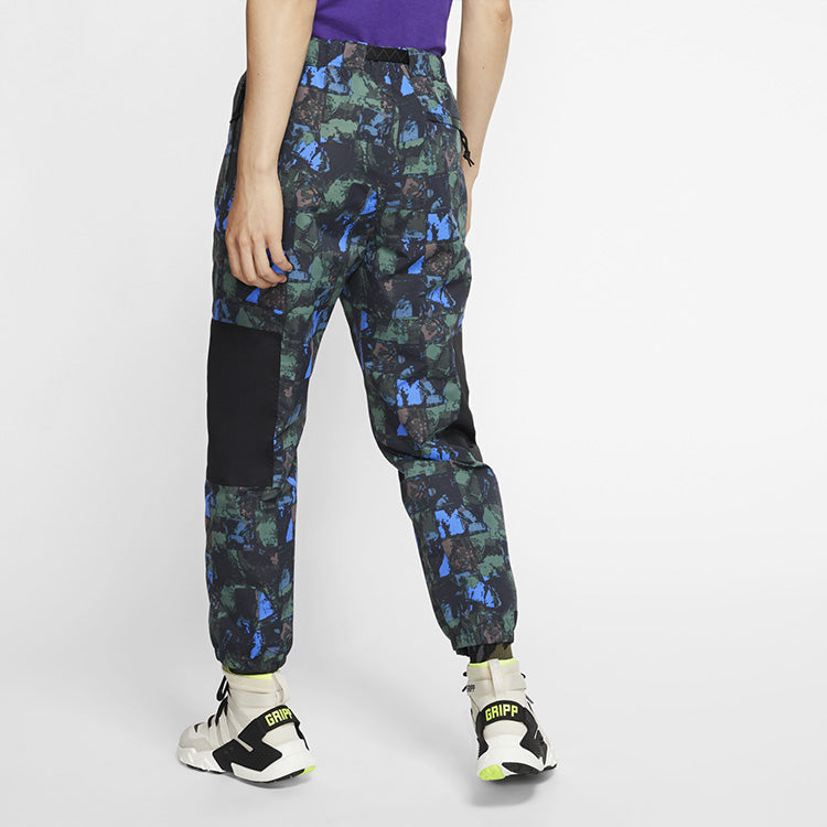 Nike ACG TRAIL Camouflage Big Pocket Cargo Pants Asia Sizing 'Camouflage Blue' CI0454-010