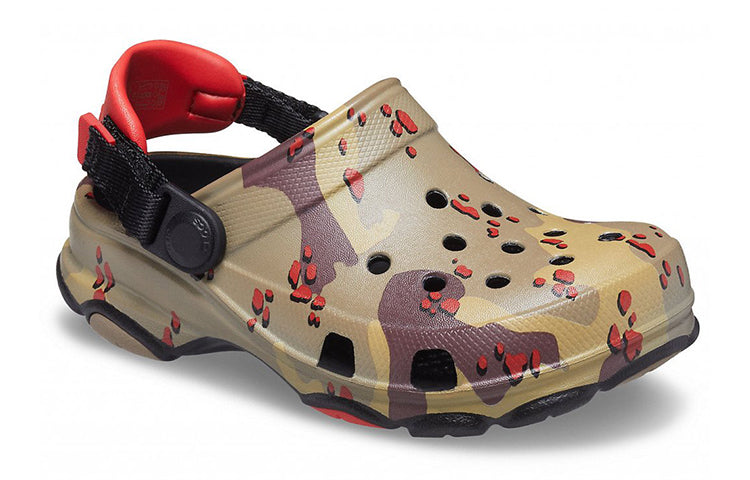 (GS) Crocs Classic All-Terrain Camo Clogs 'Brown Green Black' 207327-960