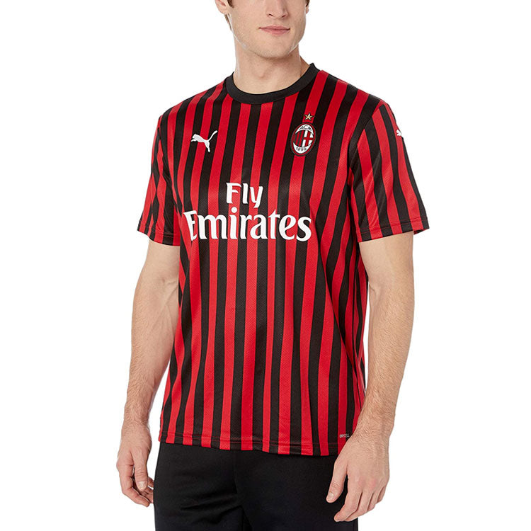 PUMA AC Milan 19/20 Home Jersey 'Red White Black' 755857-01