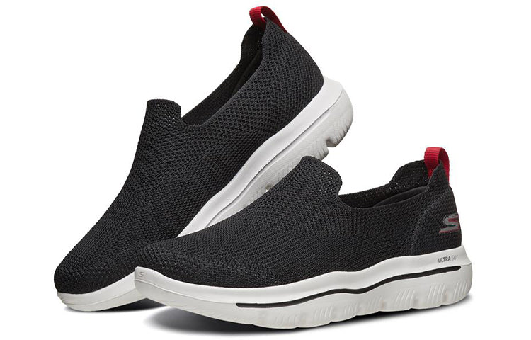 Skechers Go Walk Evolution Ultra Low Top Black/Red 54732-BKRD
