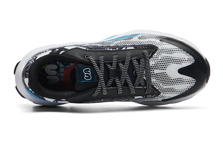 (GS) Under Armour Charged Scramjet 4 Low-Top Black/Blue 3024744-100