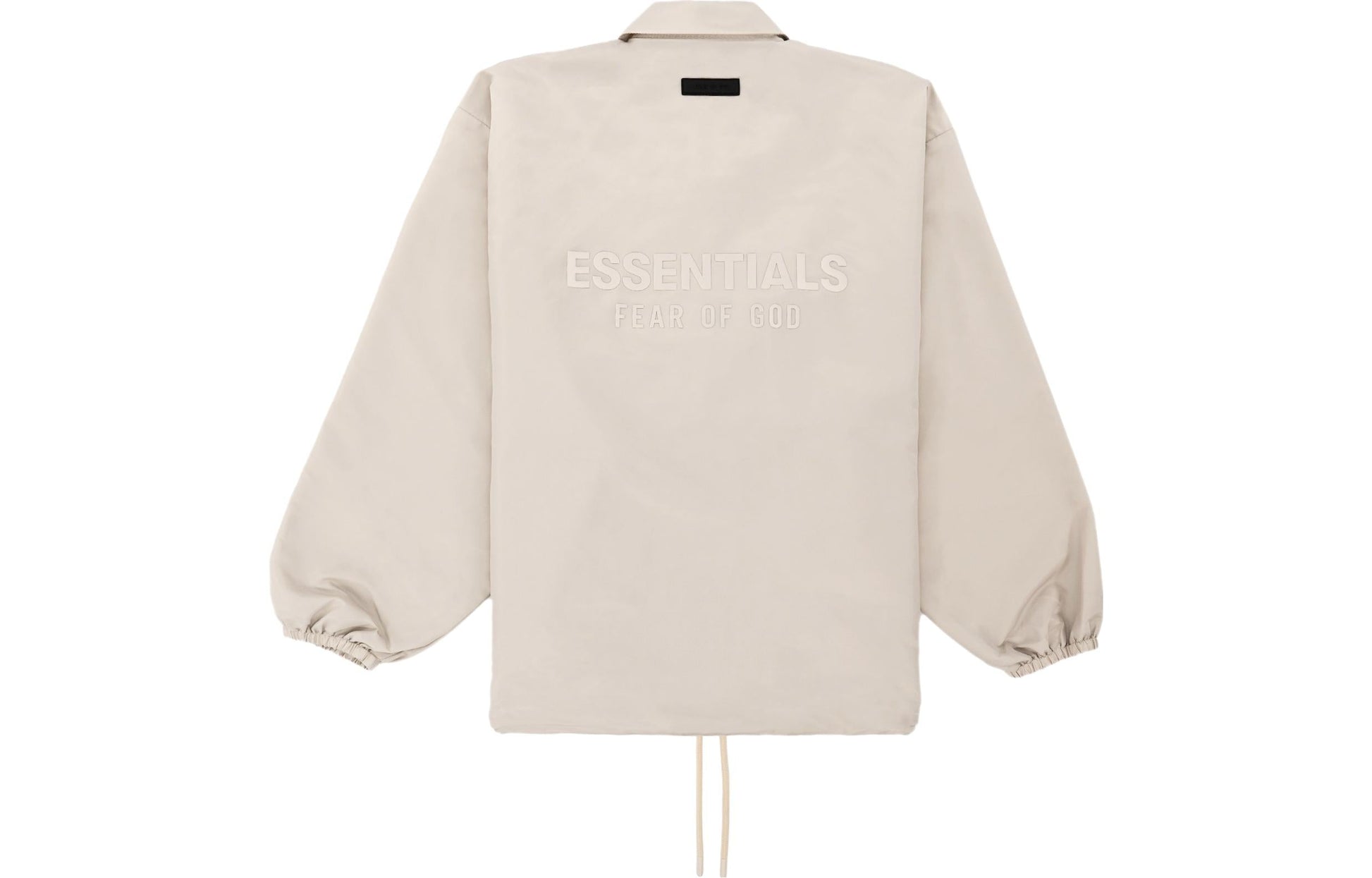 Fear of God Essentials FW23 Coaches Jacket 'Silver Cloud' 202BT232012F