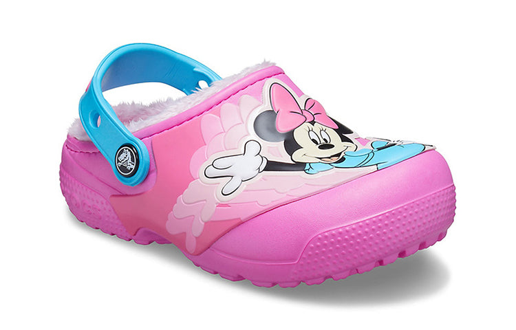 (GS) Crocs Fun Lab Disney Minnie Lined Clogs 'Pink Blue' 206554-6QQ