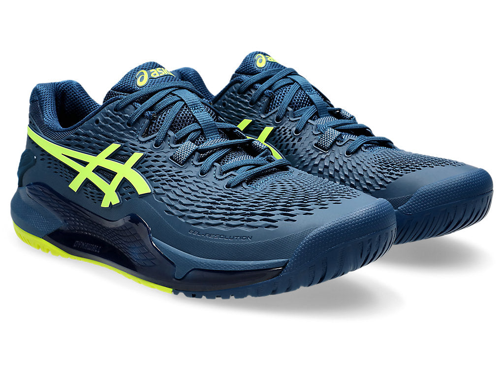 ASICS Gel-Resolution 9 'Mako Blue Safety Yellow' 1041A330-404