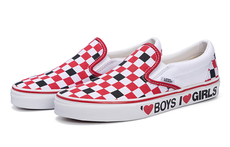 Vans Slip-On I Heart 'White Red' VN0A4U38WKU