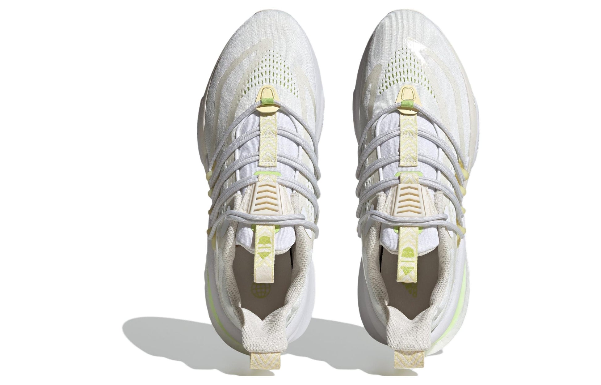 adidas AlphaBoost V1 Running Shoes 'White Yellow' IG3072