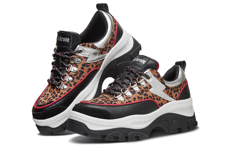 (WMNS) Skechers Master 'Leopard' 72904-BKLD
