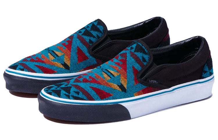 Vans All Nations Skate Jam x Slip-On 'Blue Black' VN0A4U38BLK