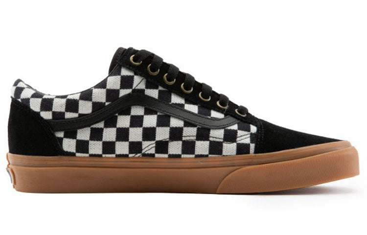 Vans Old Skool Casual Fashion Skate Shoes Full Print Black White VN0A4BV51UI