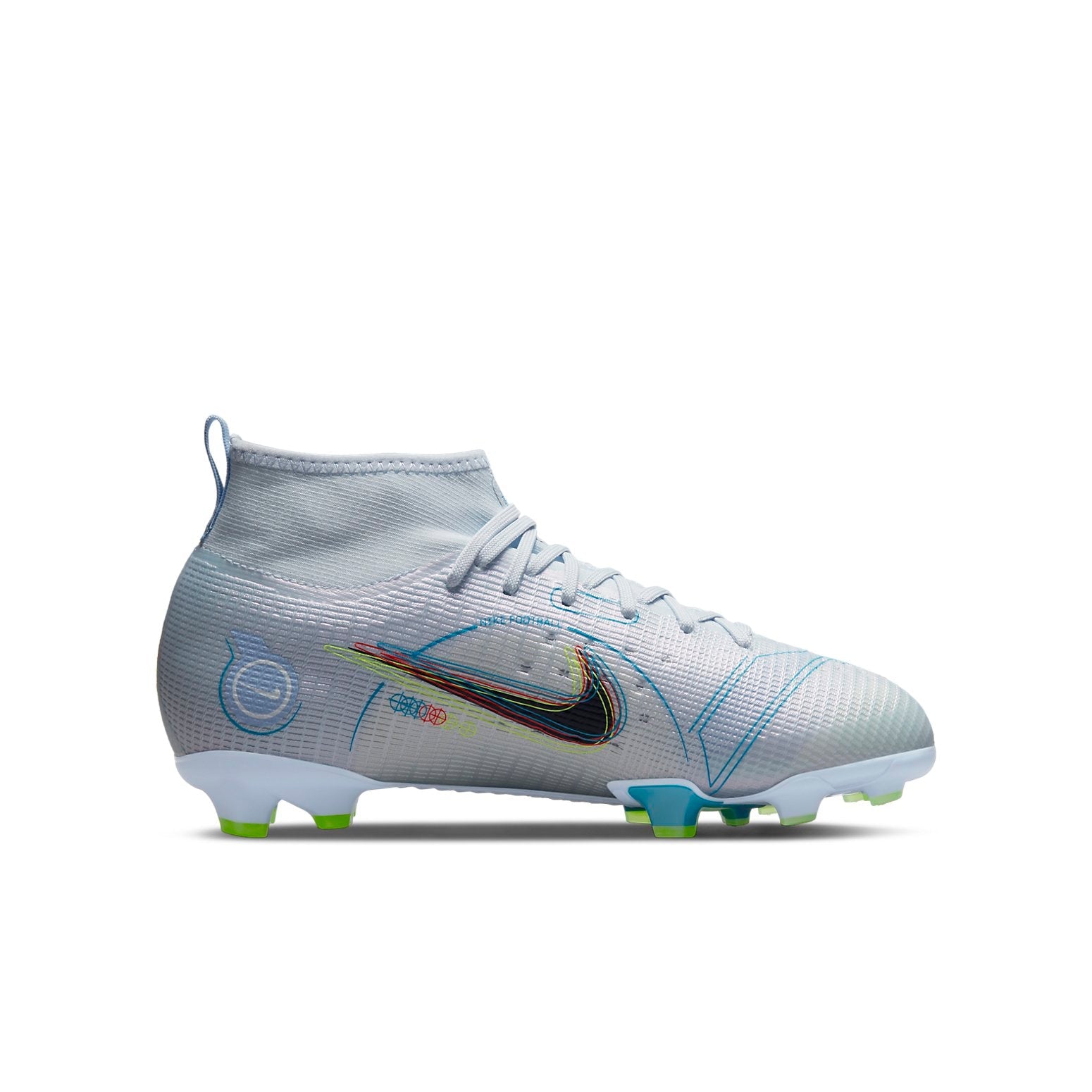 (GS) Nike Mercurial Superfly 8 Pro FG 'Football Grey Light Marine' DJ2843-054