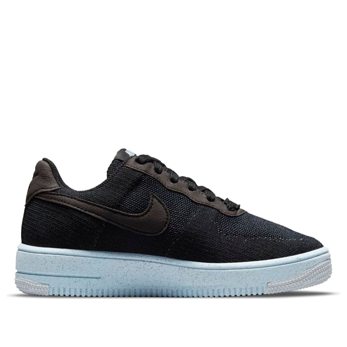 (GS) Nike Air Force 1 Crater Flyknit 'Black Chambray Blue' DH3375-001