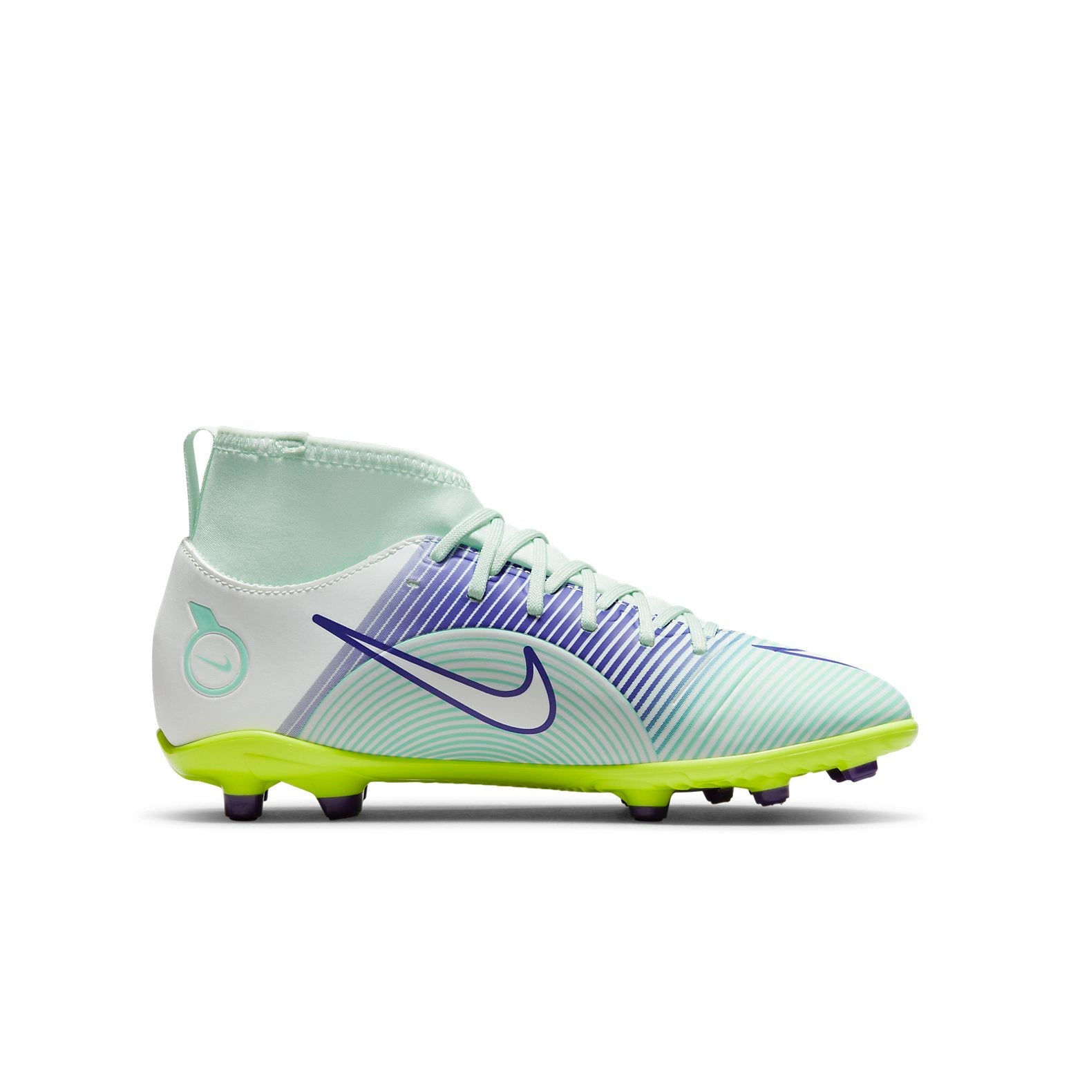 (GS) Nike Mercurial Superfly 8 Club FG MG 'Dream Speed - Barely Green Electro Purple' DN3770-375