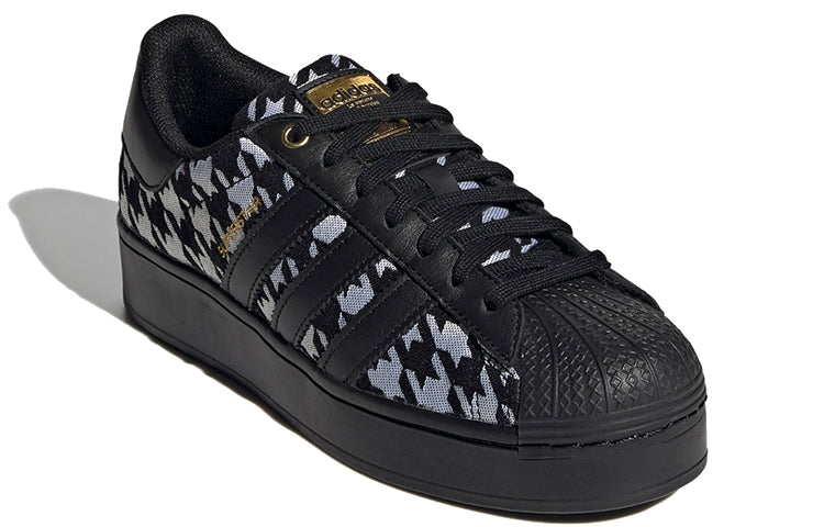 (WMNS) adidas originals Superstar Bold 'Black Gray' FW2503