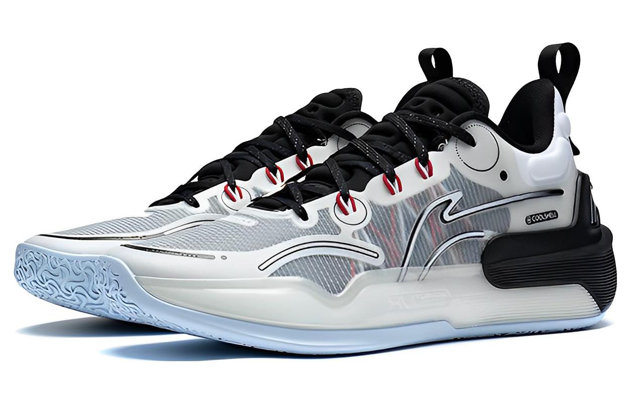 Li-Ning Yushuai 16 low V4 'White Black' ABAT003-1