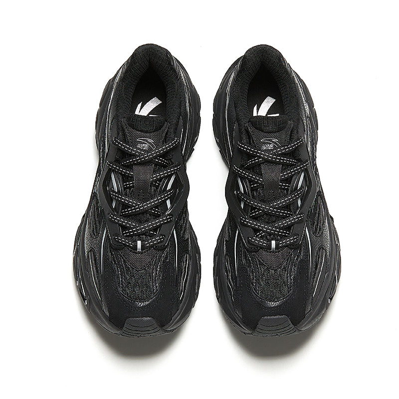 (WMNS) ANTA Star Moon Dad Shoes 'Black White' 922418880-2
