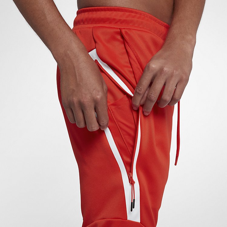 Nike Sportswear Tech Icon Knit Pants 'Habanero Red' AQ0831-634
