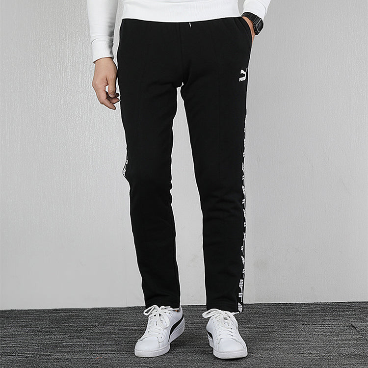 PUMA XTG Cuffed Sweatpants 'Black White' 595887-01