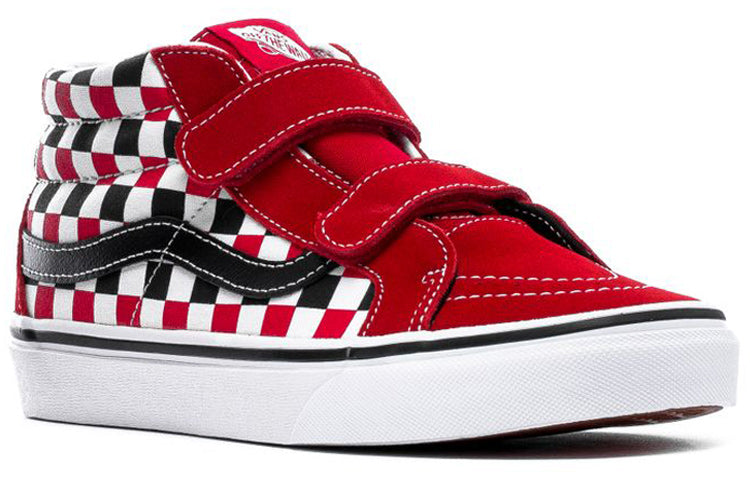 (PS) Vans Sk8-Mid Reissue V 'Checkerboard - Racing Red' VN0A38HHT4T