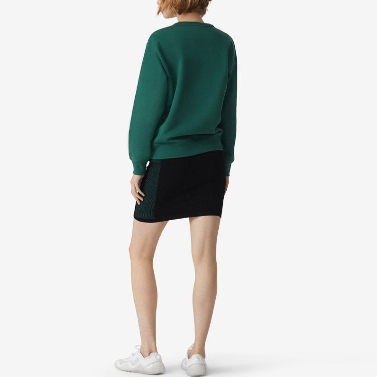 (WMNS) KENZO SS21 Logo Long Sleeves Hoodie Green FA62SW8204MS-56